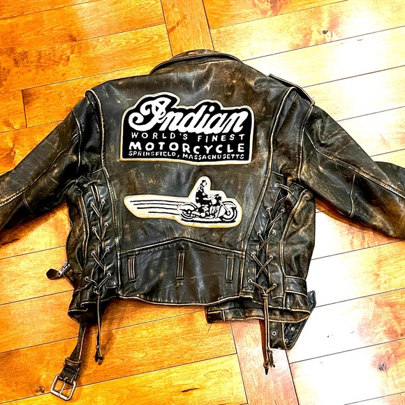 Vintage Indiana Motorcycle Jacket - Picture 1 of 4
